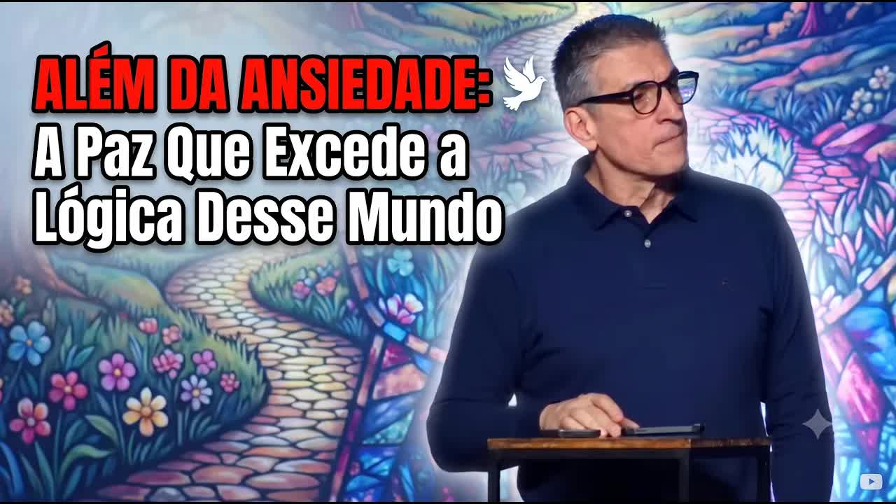 Além da Ansiedade - A Paz Que Excede a Lógica Desse Mundo | Pr Zé Bruno
